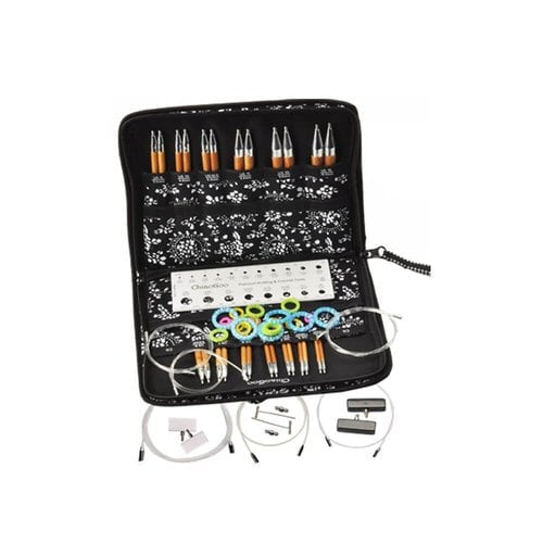 ChiaoGoo Spin Bamboo interchangeable tip set 13 cm 2.75-5.00 mm CG2500-S