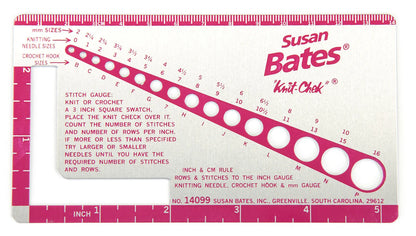 Knits by CE Gauge Notes