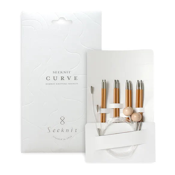 Seeknit Curve Koshitsu - Bamboo knitting needles set