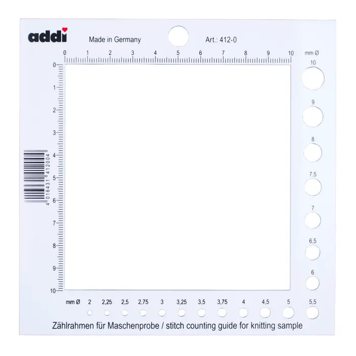 Addi - telraam voor proeflapjes