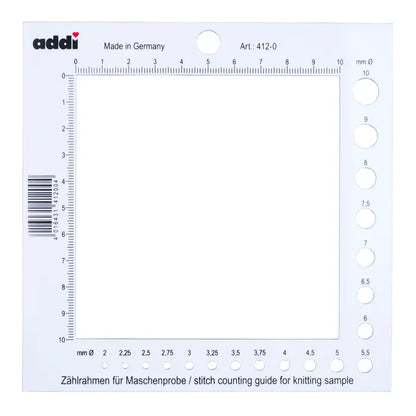 Addi - telraam voor proeflapjes