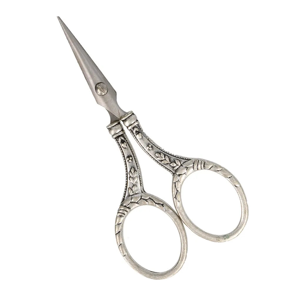 Borduurschaar met zuiver zilver verzilverd 11 cm