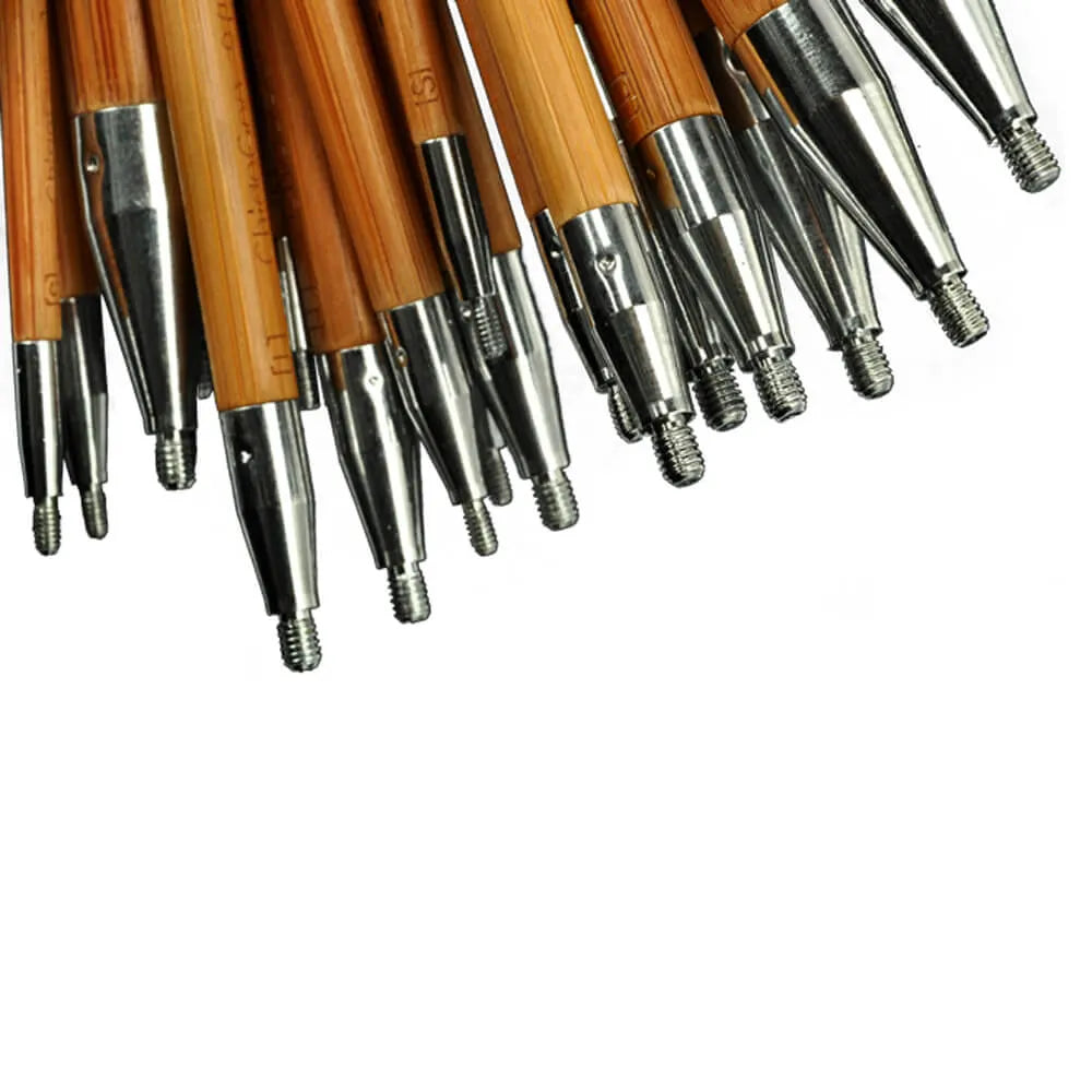 Chiaogoo SPIN Bamboo Tips 10 cm Patina