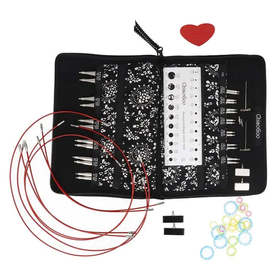 ChiaoGoo TWIST Lace Verwisselbare Puntenset  10 cm (2.75–5.00 mm)