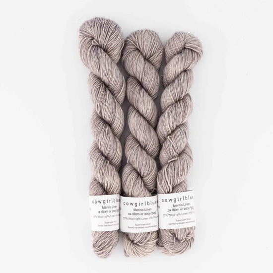 Cowgirlblues Merino Linen Solid Handgeverfd