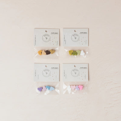 Knits by CE AB needlestoppers hearts