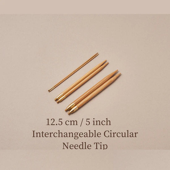 Seeknit Koshitsu Interchangeable Needle Pairtips 12,5 cm 5inch