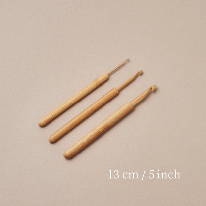 Seeknit Koshitsu Crochet Hooks with Bamboo tip 13 cm 3.00 mm