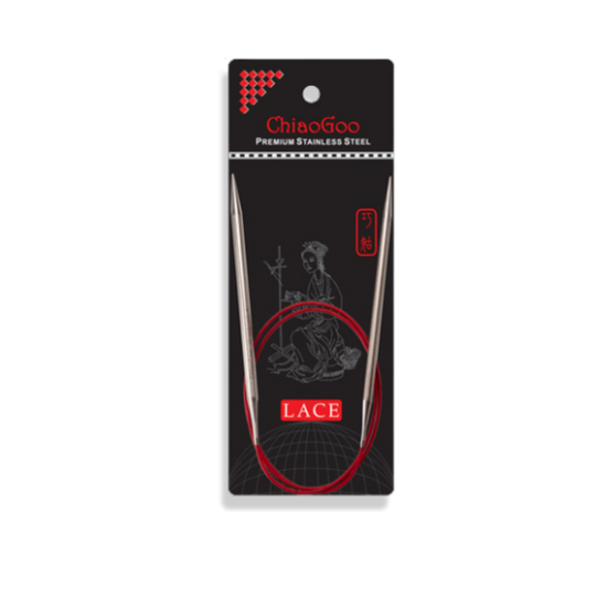 Chiagoo Red Lace Rondbreinaald 60 cm kabel