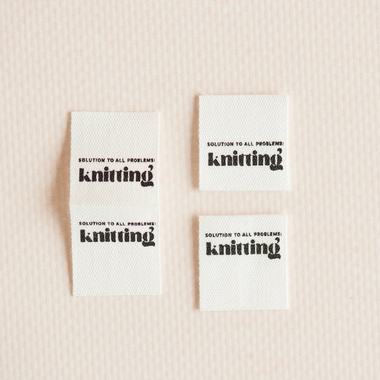 Knits by CE AB cotton tags