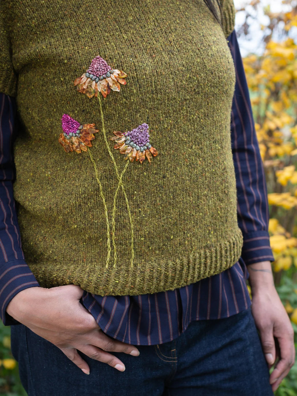 Embroidery on knits, Judith Gummlich