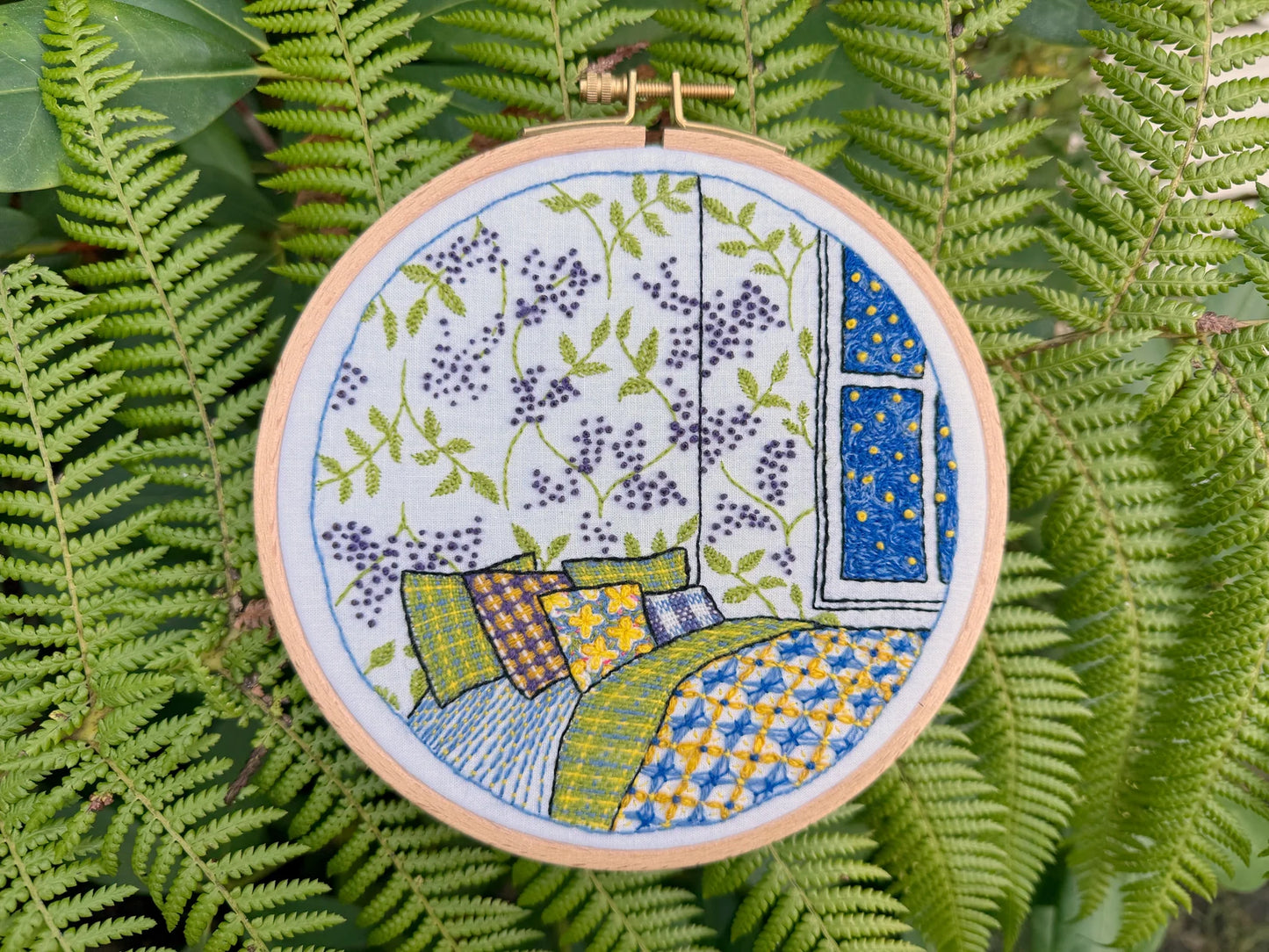 Cream Tea and Lace borduurpatroon