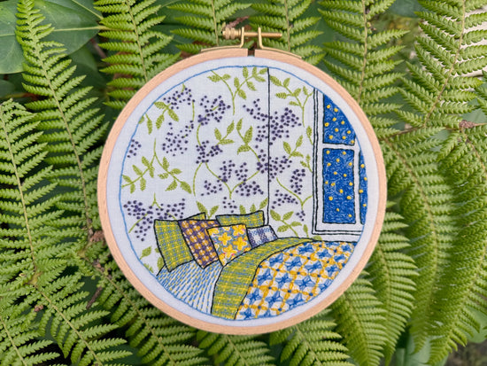 Cream Tea and Lace borduurpatroon